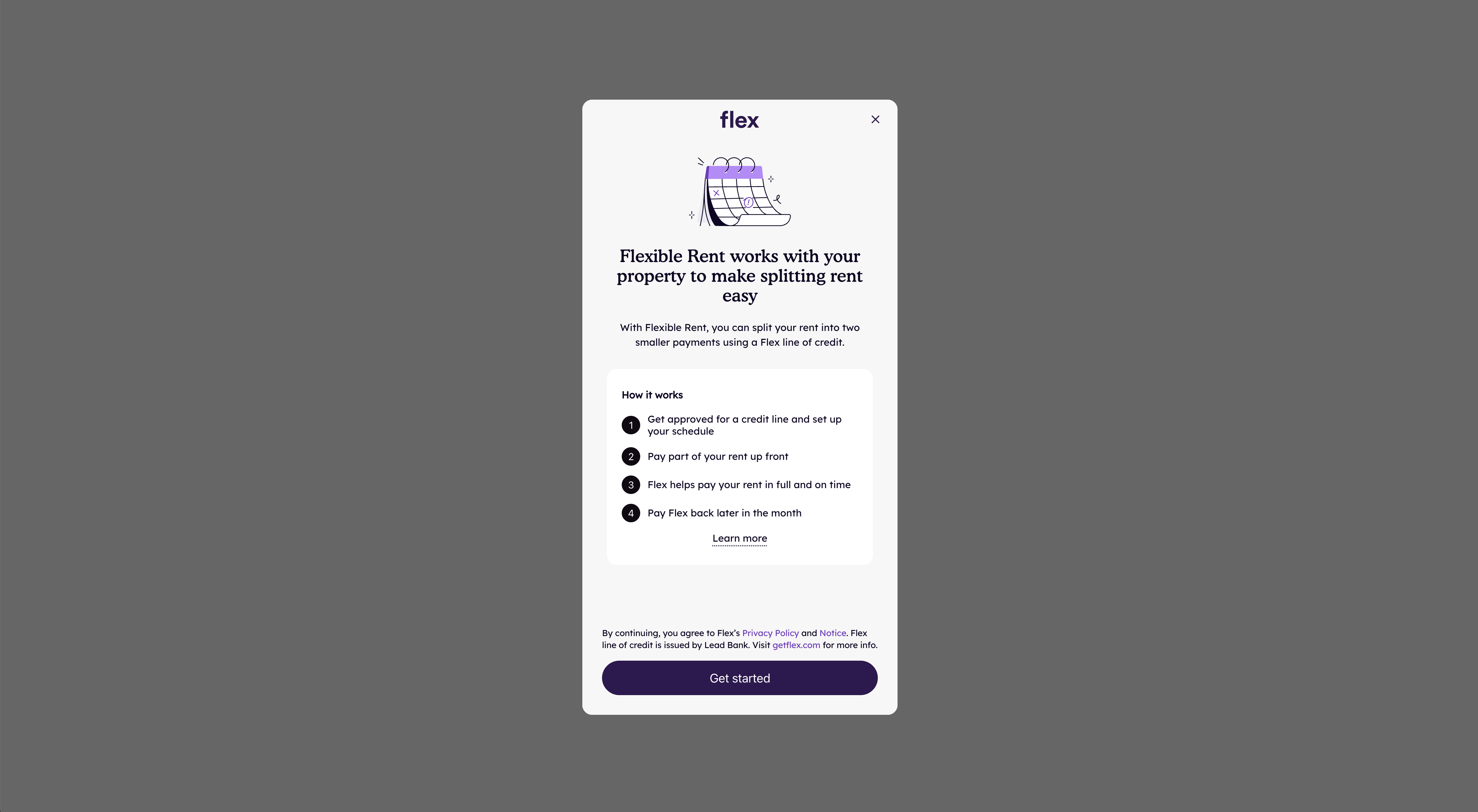 Learn More Modal